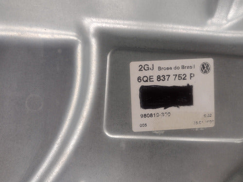 Máquina De Vidro Elétrico Dianteiro Direito Vw Polo 04 A 13