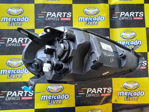 Farol Cromado Fiat Punto L.e Novo Original C/detalhes 07/12