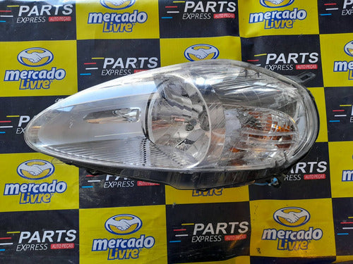 Farol Cromado Fiat Punto L.e Novo Original C/detalhes 07/12
