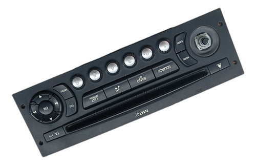 Radio Cd Player Citroen C4 Pallas Detalhe 07 A 12 96649345xt