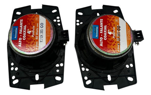 Par Alto Falantes Coaxiais 40w Fiat Palio Original 7084078