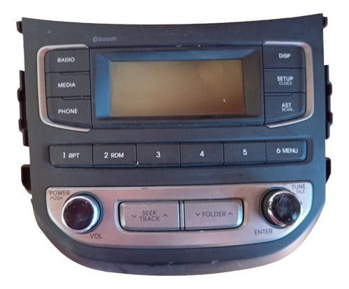 Rádio  Automotivo Multimidia Bluetooth Hyundai Hb20 Detalhe