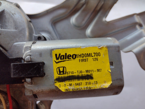 Motor Limpador Vidro Traseiro Honda Fit 2009 A 2013 Original