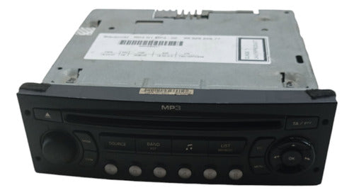 Radio Cd Mp3 Peugeot 307 1.6 16v 2005 A 2011 Origina Detalhe