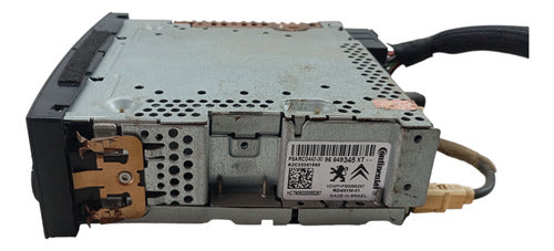 Radio Cd Player Citroen C4 Pallas Detalhe 07 A 12 96649345xt