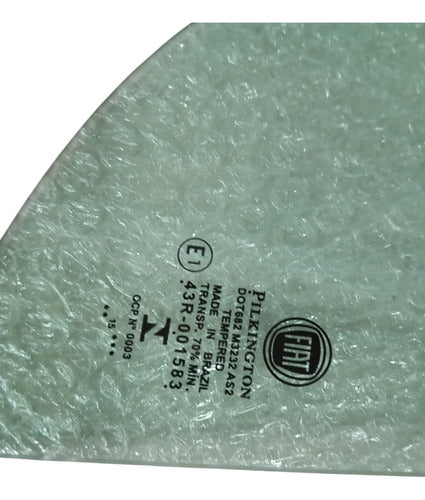 Vidro Traseiro Esquerdo Fiat Uno 2019 E143r001583 Original