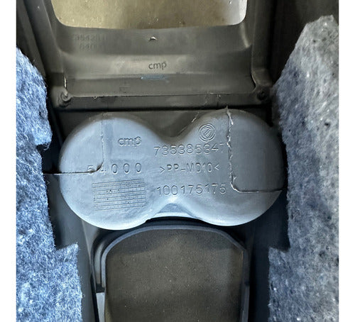Console Central Fiat Punto Cinza Completo Original Novo