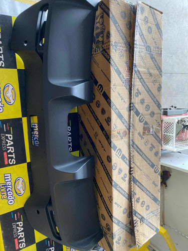 Moldura Do Parachoque Traseiro Fiat Uno 100220583 Novo Ori