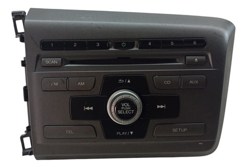 Radio Som Cd Honda Civic 2013 A 2016  Original  39100ts0m01