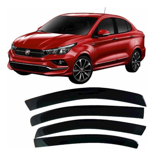 Calha De Chuva Do Vidro Fiat Cronos Original 50928111