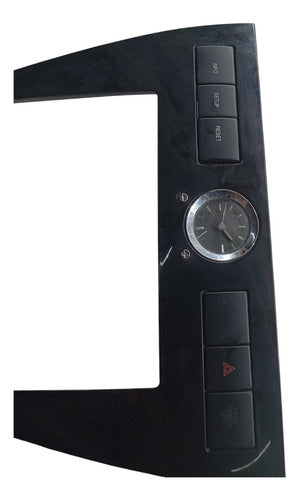 Moldura Central Radio Relógio Painel Ford Fusion 2006 A 2009