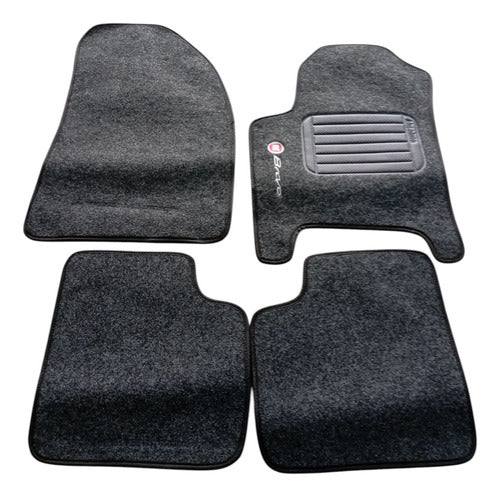 Kit Tapete Fiat Bravo Bordado 2013 A 2017 7908231701860