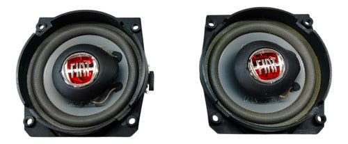 Kit Alto Falantes Traseiro Coaxiais 4 40w Fiat 7084079 Cor Preto E Cinza
