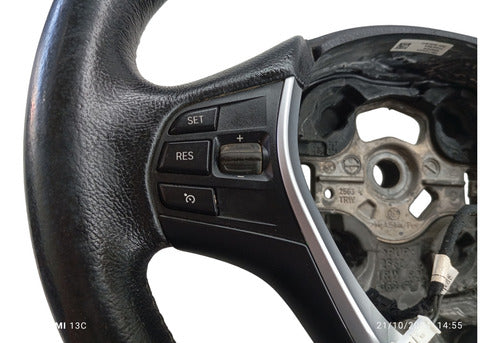 Volante Com Comando De Som Bmw 320i 2014 A 2017 Original