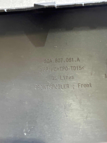 Spoiler  Parachoque Diant Audi Q5 17 Fy - 80a807061a