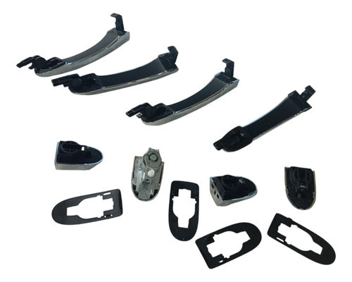 Kit Maçaneta Externas Cromadas Fiat Argo Cronos Original