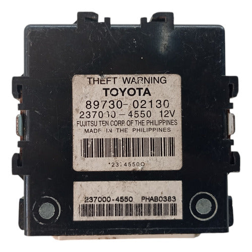 Modulo Central Alarme Toyota Corolla 2009 A 2014 Original