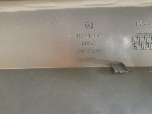 Parachoque Traseiro Fiorino 14/19 C/furo Sensor Novo Origina