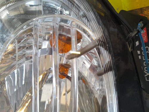 Farol Cromado Fiat Punto L.e Novo Original C/detalhes 07/12