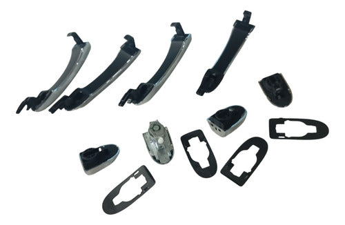 Kit Maçaneta Externas Cromadas Fiat Argo Cronos Original
