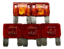 Kit 5 Fusivel Automotivo Lâmina Littelfuse Max 40a Laranja