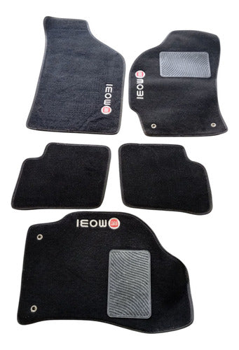 Kit Jogo Tapete Fiat Mobi Celpam 016 A 22  Tvft3550 Original