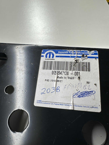 Travessa Inferior Radiador Fiat Toro Jeep Compass 51947138