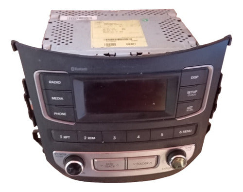 Rádio  Automotivo Multimidia Bluetooth Hyundai Hb20 Detalhe