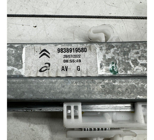 Maquina De Vidro Dianteira Esquerda C3 2022 A 2024 Original