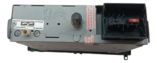 Radio Cd Peugeot 307 Citroen C4 Original 98030209xt Detalhe