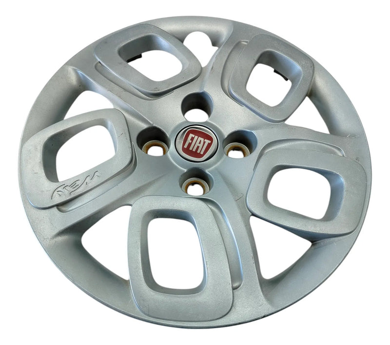 Calota Aro 14 Fiat Novo Uno 2018 2020 Original Com Detalhes