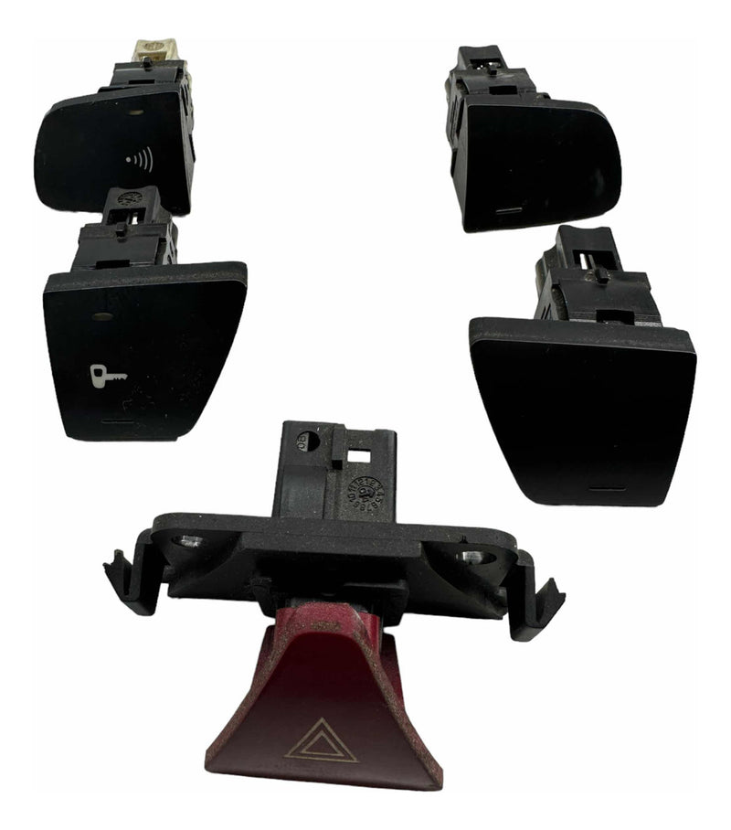 Kit Botões Moldura Central Painel Peugeot 307 Sw 2002 A 2011