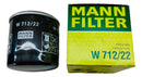 Filtro Lubrificante Oleo De Motor Mann W71222
