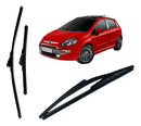 Kit Palheta Dianteira + Traseira Punto 2008 A 2017 Original