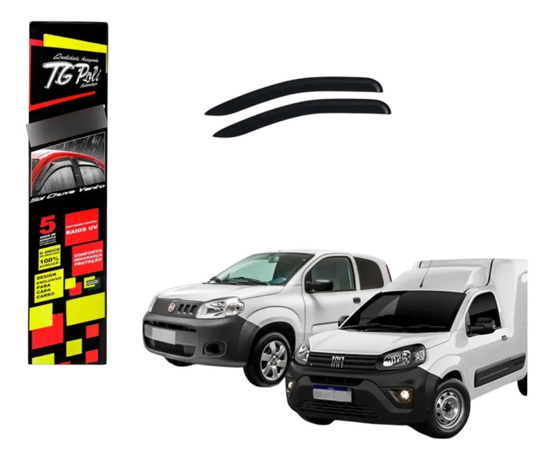 Calha De Chuva Fiat Uno Evo Nova Fiorino 2 Portas Tgpoli 2p