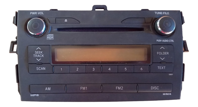 Rádio Automotivo Som Cd Toyota Corolla 2010 A 14 8612002840a