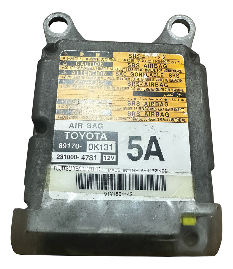 Modulo Central Airbag Toyota Hilux 891700k131 2012 A 2015