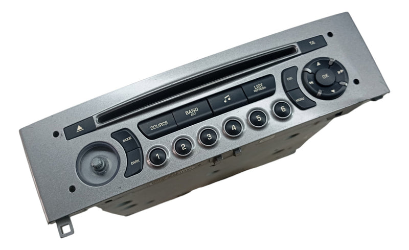 Radio Cd Peugeot 307 Citroen C4 Original 98030209xt Detalhe