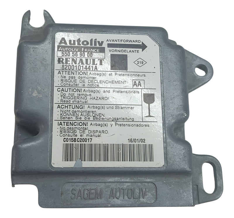 Módulo Airbag Renault Scenic Megane 2001 A 2008 Original