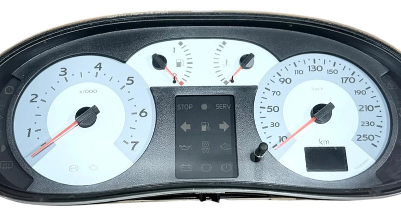 Painel Instrumentos Clio 1.6 1.0 16v Hi-flex 250 Km/h Cinza