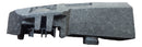 Absorvedor Parachoque Traseiro Esquerdo Fiat Palio 01 A 07