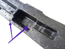 Absorvedor De Impacto Dianteiro Toyota Corolla Com Detalhe