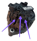 Alternador New Fiesta Focus  Ecosport 120a Tg12c126 Detalhe