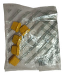 Kit Com 5 Und Bucha De Fixação Do Friso Palio Idea Strada