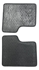 Par Tapete Traseiro Borracha Pvc Nova Strada Cab Dupla