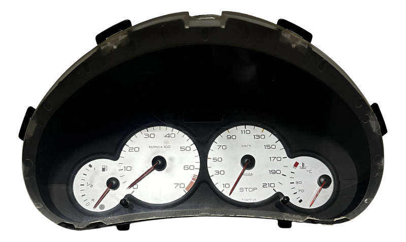 Painel De Instrumentos Peugeot 206 Fundo Prata 2000 A 2008
