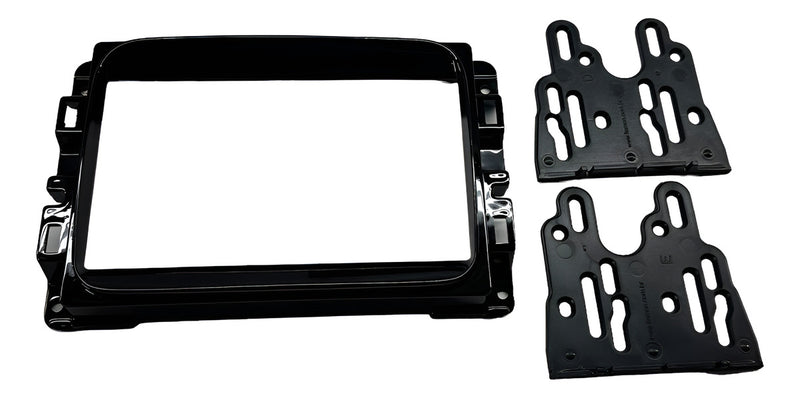 Moldura 2 Din Fiat Toro Mobi Uno Black Piano Original