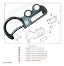 Moldura Painel De Instrumentos Fiat Uno 2011 A 2014 Original