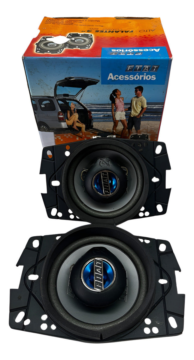 Par Alto Falantes Coaxiais 40w Fiat Palio Original 7084078