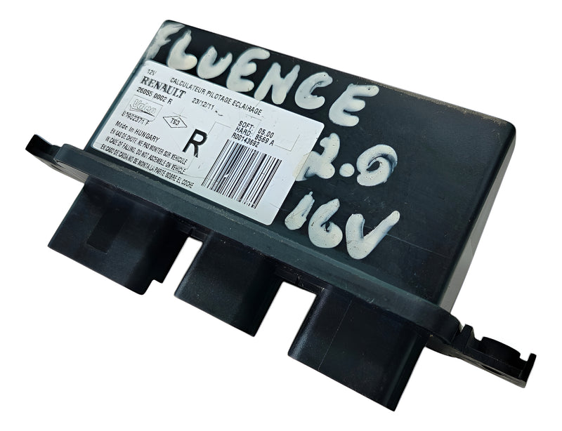 Módulo De Regulagem Dos Faróis Fluence 2011 2018 260550002r